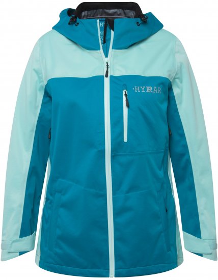 Ulla Popken HYPRAR Lightweight Triple Function Jacket Turquoise - Μπουφάν - 