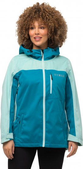 Ulla Popken HYPRAR Lightweight Triple Function Jacket Turquoise - Μπουφάν - 