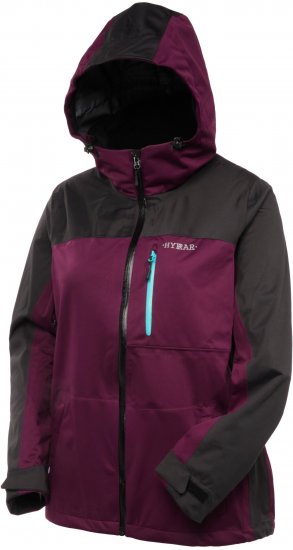 Ulla Popken HYPRAR Lightweight Triple Function Jacket Dark Berry - Μπουφάν - 