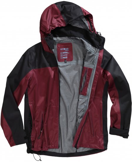 Ulla Popken HYPRAR Lightweight Triple Function Jacket Dark Berry - Μπουφάν - 