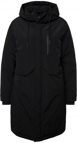 Ulla Popken HYPRAR Triple Function Recycled Fully Lined Coat Black - Μπουφάν - 