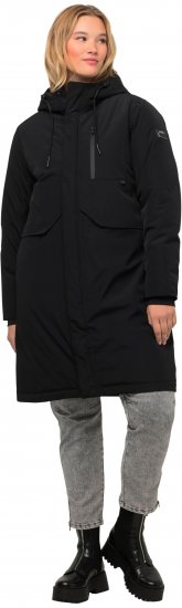 Ulla Popken HYPRAR Triple Function Recycled Fully Lined Coat Black - Μπουφάν - 