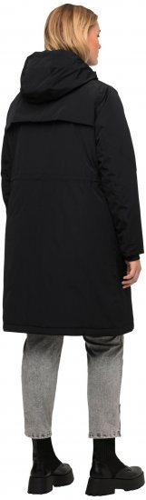 Ulla Popken HYPRAR Triple Function Recycled Fully Lined Coat Black - Μπουφάν - 