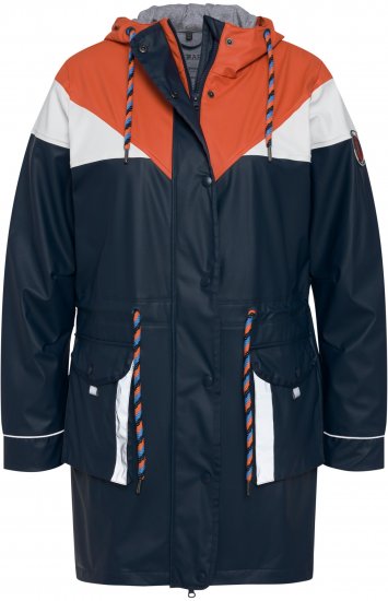Ulla Popken HYPRAR Color Block Triple Function Ski Jacket Black - Μπουφάν - 