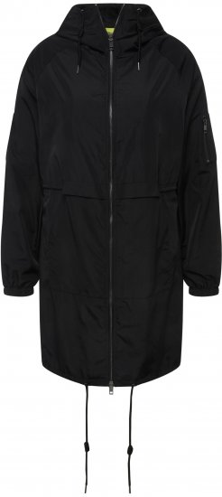 Ulla Popken Versatile Hooded Jacket Black - Μπουφάν - 