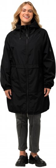 Ulla Popken Versatile Hooded Jacket Black - Μπουφάν - 