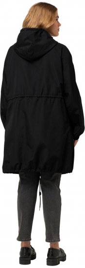 Ulla Popken Versatile Hooded Jacket Black - Μπουφάν - 