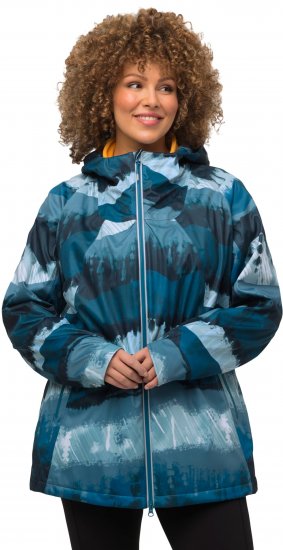 Ulla Popken HYPRAR 2-in-1 Waterproof Fitness Jacket Ink Blue - Μπουφάν - 
