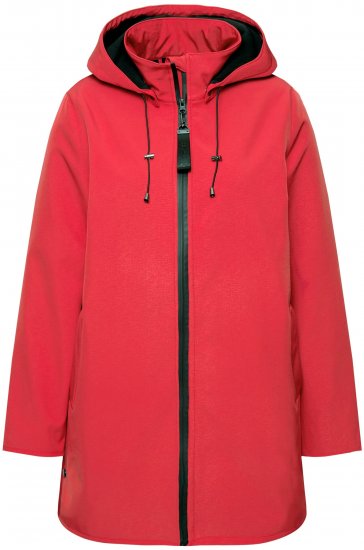 Ulla Popken HYPRAR Softshell Fleece-Lined Jacket Salsa Red - Μπουφάν - 