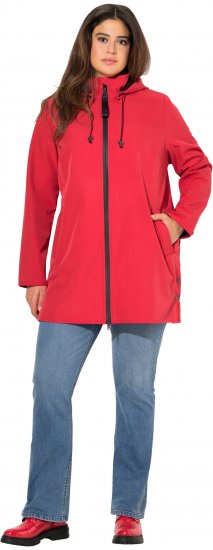 Ulla Popken HYPRAR Softshell Fleece-Lined Jacket Salsa Red - Μπουφάν - 