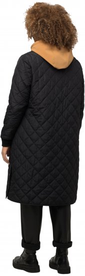Ulla Popken 2-in-1 Quilted Fleece Lined Coat Black - Μπουφάν - 