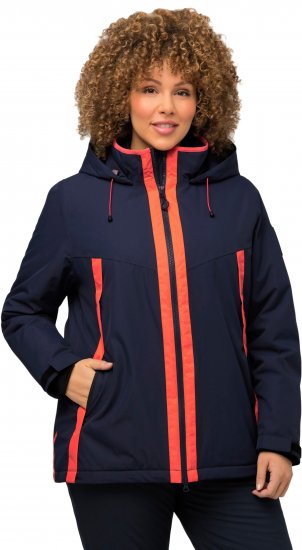 Ulla Popken HYPRAR Waterproof Triple Function Jacket Navy - Μπουφάν - 