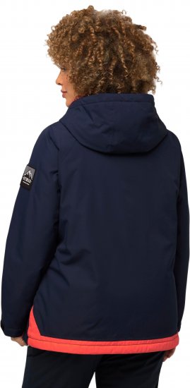 Ulla Popken HYPRAR Waterproof Triple Function Jacket Navy - Μπουφάν - 