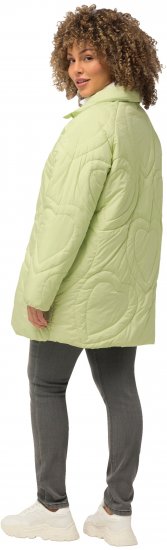 Ulla Popken HYPRAR Heart Quilted Jacket Light Sage - Μπουφάν - 