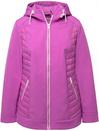 Ulla Popken Hyprar Quilt Mix Jacket Light Heather - Μπουφάν - 