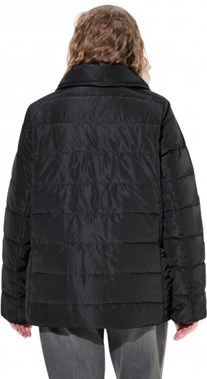 Ulla Popken Quilted Puffer Coat Black - Μπουφάν - 