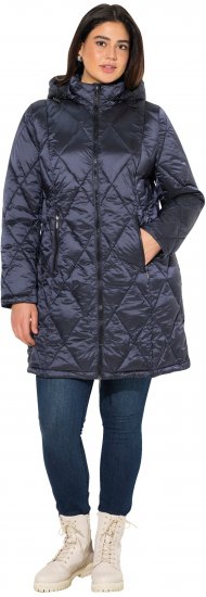 Ulla Popken HYPRAR Diamond Quilted Jacket Night Blue - Μπουφάν - 