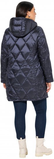 Ulla Popken HYPRAR Diamond Quilted Jacket Night Blue - Μπουφάν - 