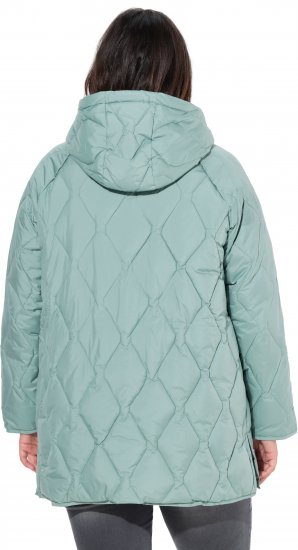 Ulla Popken HYPRAR Quilted Water Repellent Jacket Mint Green - Μπουφάν - 