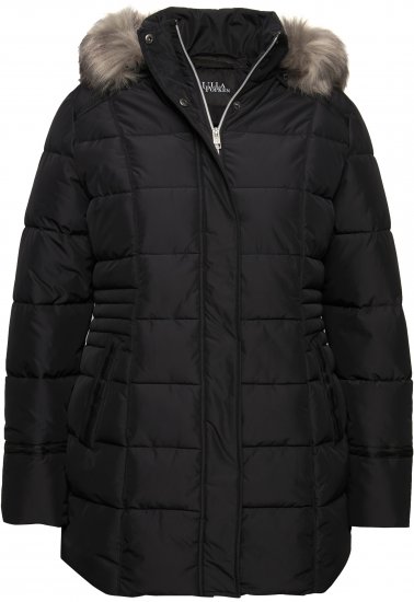 Ulla Popken HYPRAR Quilted Jacket Black - Μπουφάν - 