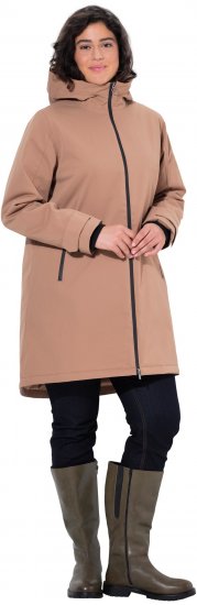 Ulla Popken HYPRAR Triple-Function Longline Jacket Camel - Μπουφάν - 