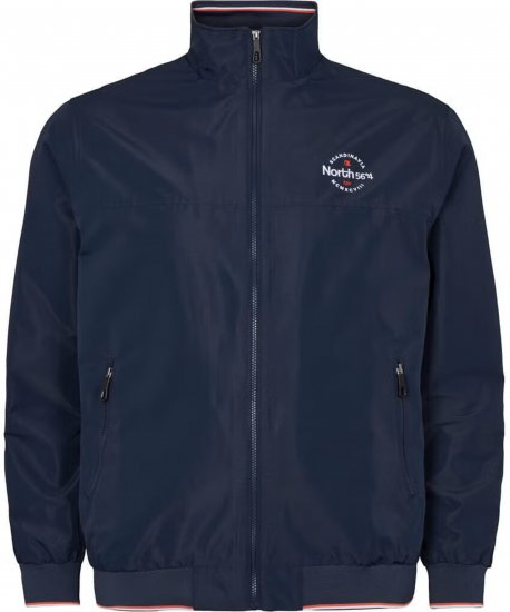 North Latitude 21171 Sporty Water Resistant 5000mm Bomber Jacket Navy - Μπουφάν - Aνδρικά μπουφαν μεγάλα μεγέθη