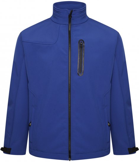 Kam Jeans KV132 Softshell Panelled Jacket Royal Blue - Μπουφάν - Aνδρικά μπουφαν μεγάλα μεγέθη