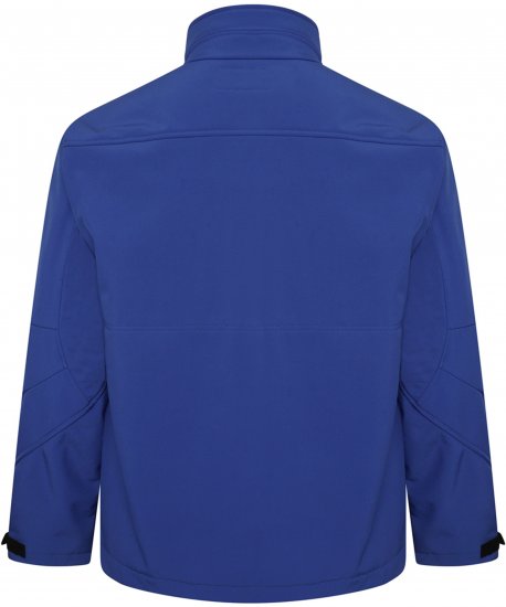 Kam Jeans KV132 Softshell Panelled Jacket Royal Blue - Μπουφάν - Aνδρικά μπουφαν μεγάλα μεγέθη