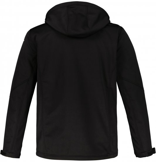 JP1880 Jacket Fleece Lined Softshell Black - Μπουφάν - Aνδρικά μπουφαν μεγάλα μεγέθη