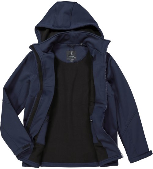 JP1880 Jacket Fleece Lined Softshell Navy - Μπουφάν - Aνδρικά μπουφαν μεγάλα μεγέθη