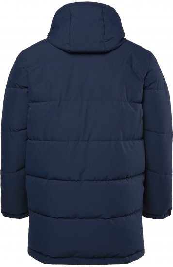 JAY-PI Warm Quilted Parka Dual Function, Wind and Water Repellant Navy - Μπουφάν - Aνδρικά μπουφαν μεγάλα μεγέθη