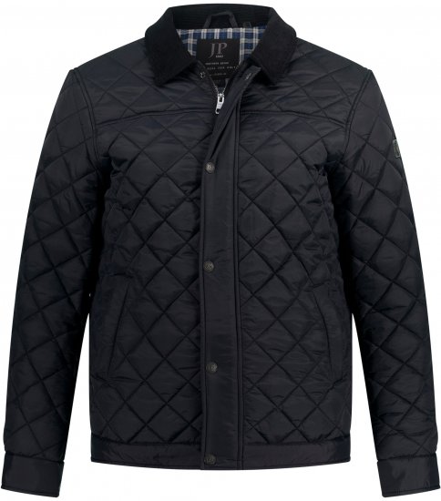 JP1880 Jacket Quilted Black - Μπουφάν - Aνδρικά μπουφαν μεγάλα μεγέθη