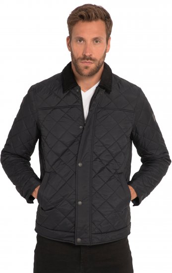 JP1880 Jacket Quilted Black - Μπουφάν - Aνδρικά μπουφαν μεγάλα μεγέθη