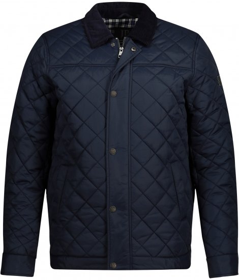 JP1880 Jacket Quilted Navy - Μπουφάν - Aνδρικά μπουφαν μεγάλα μεγέθη