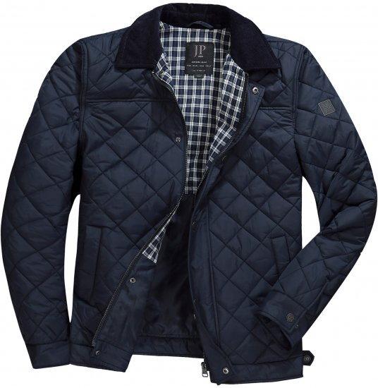 JP1880 Jacket Quilted Navy - Μπουφάν - Aνδρικά μπουφαν μεγάλα μεγέθη