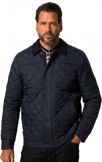 JP1880 Jacket Quilted Navy - Μπουφάν - Aνδρικά μπουφαν μεγάλα μεγέθη
