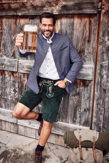 JP1880 Traditional Jacket Linen Blend Navy - Μπουφάν - Aνδρικά μπουφαν μεγάλα μεγέθη