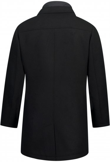 JP1880 Coat Wool Blend Quilted Black - Μπουφάν - Aνδρικά μπουφαν μεγάλα μεγέθη