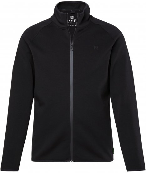 JAY-PI FLEXNAMIC® Golf Sweat Jacket with Zipper Black - Αθλητικά ρούχα & Outdoor - Aθλητικα ρούχα μεγάλα μεγέθη ανδρικά