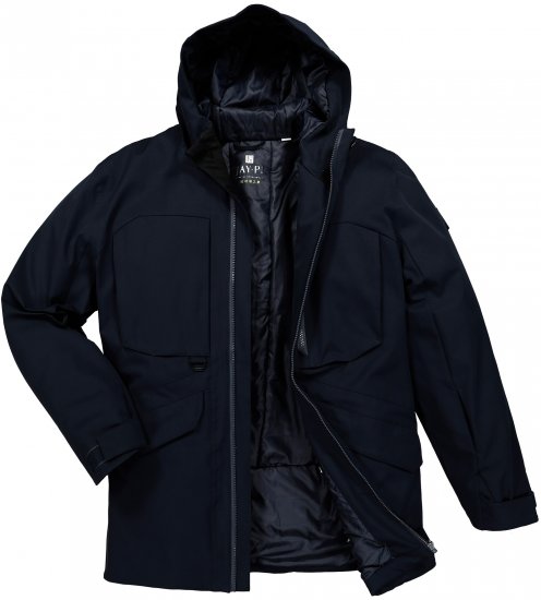 Jay-Pi Ski Jacket Functional Waterproof Windproof Navy - Ρούχα Σκι - 