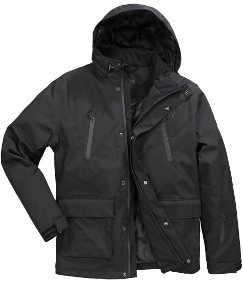 Jay-Pi Ski Jacket Functional Waterproof Windproof Breathable Black - Ρούχα Σκι - 