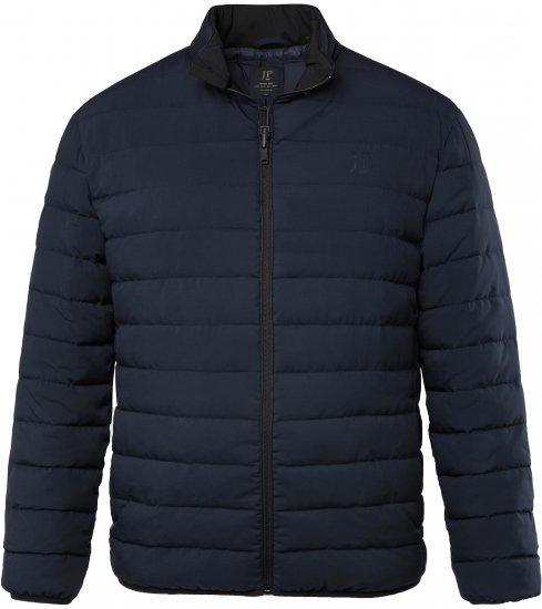 JP1880 Jacket Quilted Stand-up Collar Navy - Μπουφάν - Aνδρικά μπουφαν μεγάλα μεγέθη