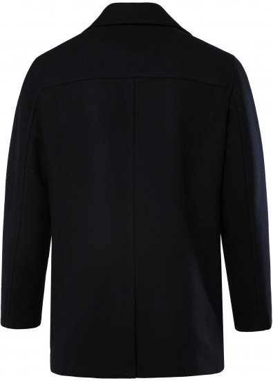 JP1880 Caban Short Double-breasted Overcoat Navy - Μπουφάν - Aνδρικά μπουφαν μεγάλα μεγέθη