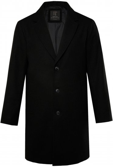 JP1880 Coat Classic Wool Blend Black - Μπουφάν - Aνδρικά μπουφαν μεγάλα μεγέθη