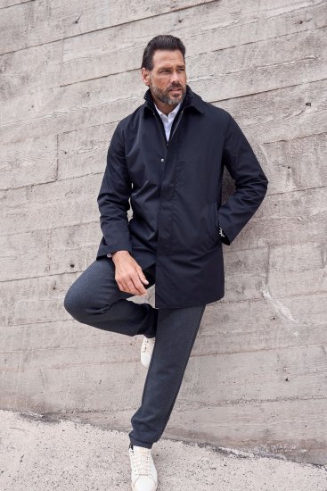 JP1880 Business Coat Zip-out Panel Black - Μπουφάν - Aνδρικά μπουφαν μεγάλα μεγέθη