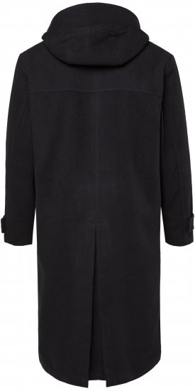 JP1880 Water-repellent Functional Coat with Wool Look Black - Μπουφάν - Aνδρικά μπουφαν μεγάλα μεγέθη