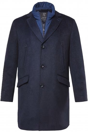 JP1880 Coat Flexnamic With Removable Insert Navy - Μπουφάν - Aνδρικά μπουφαν μεγάλα μεγέθη