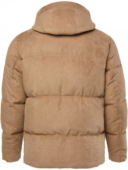 STHUGE Jacket Puffer With Warm Quilting Beige - Μπουφάν - Aνδρικά μπουφαν μεγάλα μεγέθη