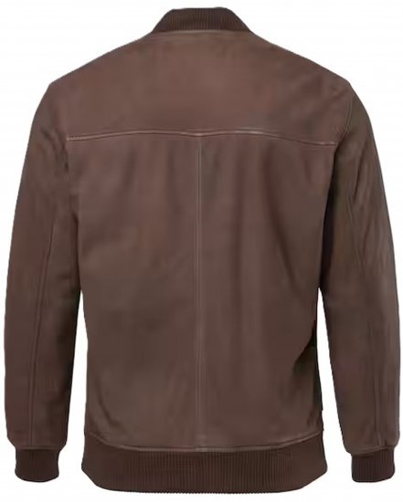 JP1880 Jacket Buffed Nubuck Lamb Leather Brown - Μπουφάν - Aνδρικά μπουφαν μεγάλα μεγέθη