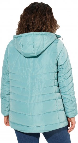 Ulla Popken Quilted Water Repellent Jacket Soft Turquoise - Μπουφάν - 
